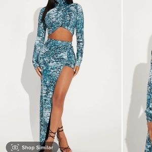 Fashion nova skirt set